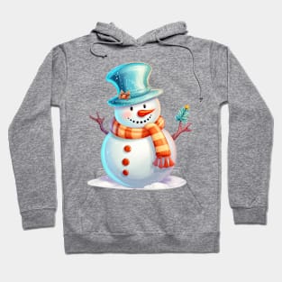 Pastel Snowman Hoodie